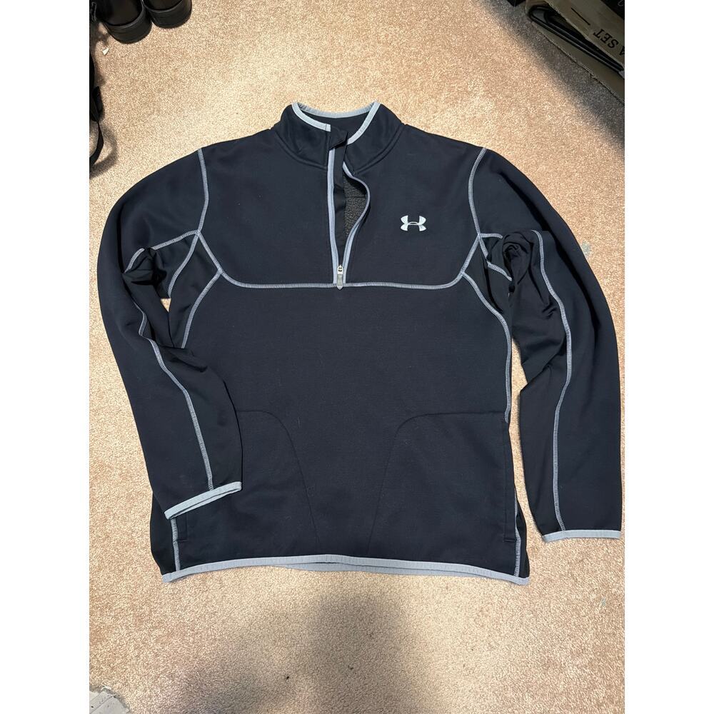Under armour loose fit fleece quarter zip size L